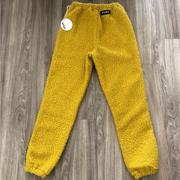 New Staud Faux Fur Joggers - Picture 7 of 7